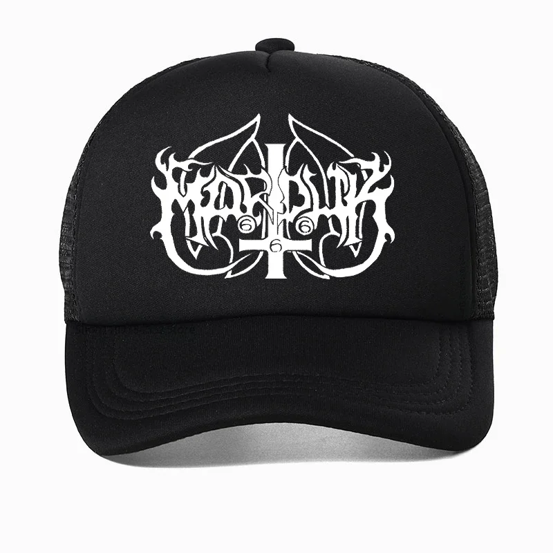 Marduk BAND Casual Baseball cap Harajuku Styles Swedish Men\'s Dark Metal Band hat Hip Hop men Dark Metal Band hats Casquette