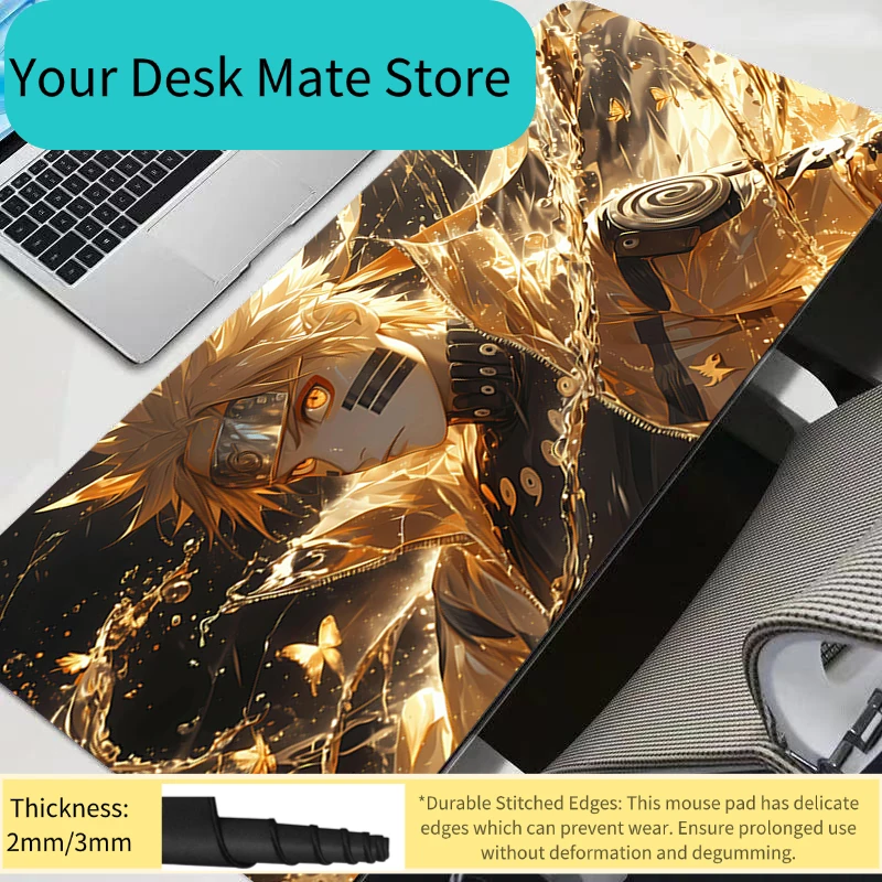 

Mouse Pad Large Pc Speed for E-sports Players Laptop Computer Keyboard Desk Mat Uchiha Itachi Madara N-Naruto Uzumaki Mousepad