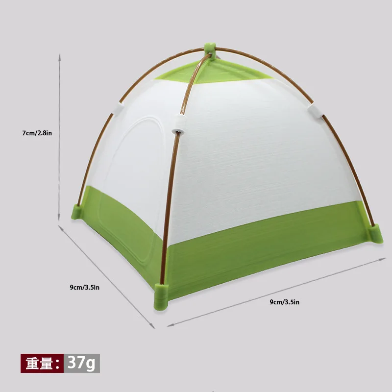 미니어처 플레이 하우스 장난감 장면 가구 장식품 1:12 인형집 액세서리 미니 캠핑 소형 텐트 모델 디스플레이 장식