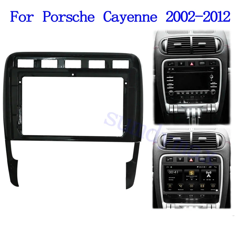 

9inch big screen Car Radio fascias For Porsche Cayenne 2002-2012 Car audio Stereo Panel for Mounting Panel Dual DVD Panel Frame