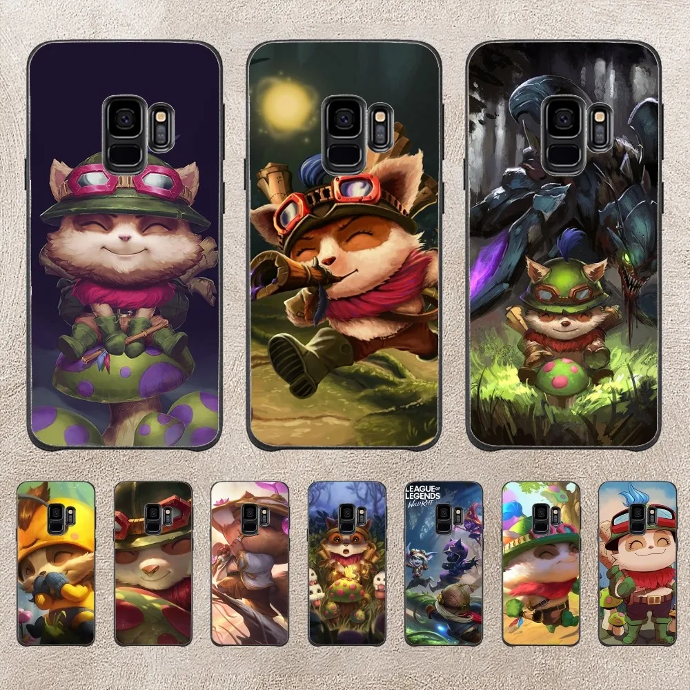 L-League of L-Legends T-Teemo Phone Case For Samsung Galaxy A52 A12 A51 S21 Edge S22ULTRA S23 S20LITE Plus ultra Black Cover