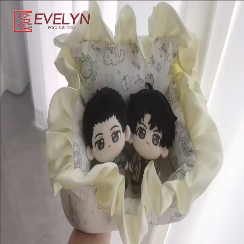 エブリン コットン人形用ソファ 10cm 20cm コットン人形用ベッド 人形用ハウス用品