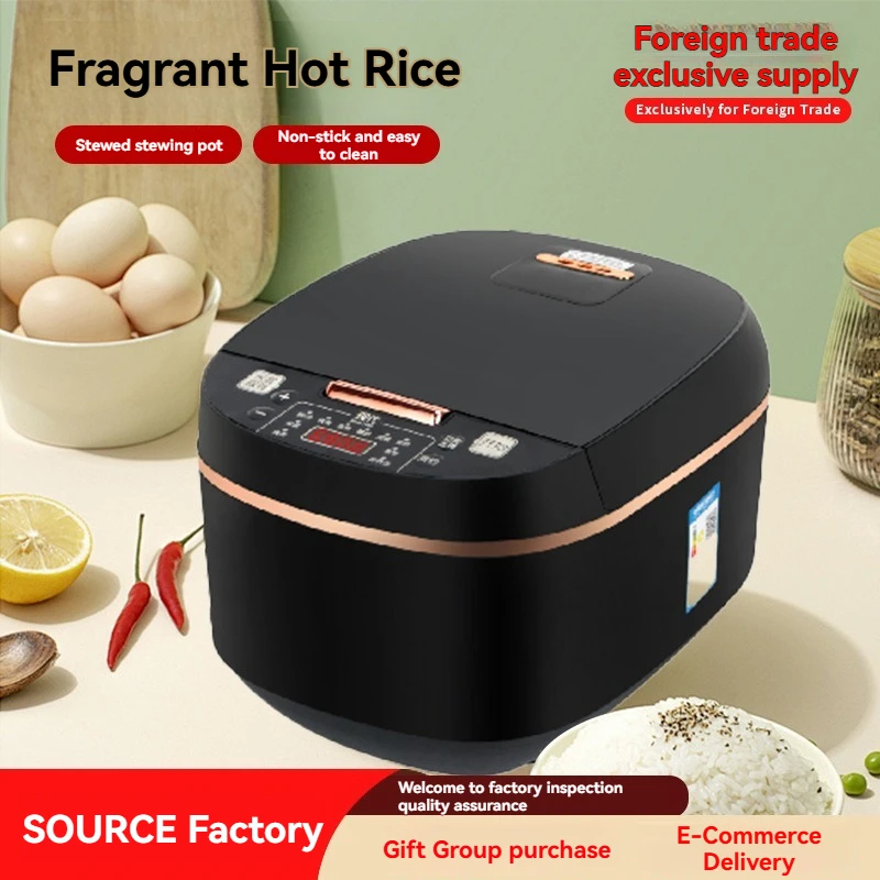 

Automatic Multi-Function 6L Plastic Non-Stick Coating Household Rice Cooker Digital Timer Control Hot Sale Multi-Purpose Paddle