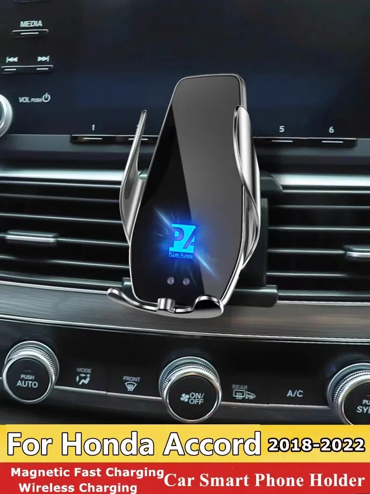 

2018-2022 For Honda Accord Phone Holder Wireless Charger Car Mobile Phones Mount Navigation Bracket GPS Support