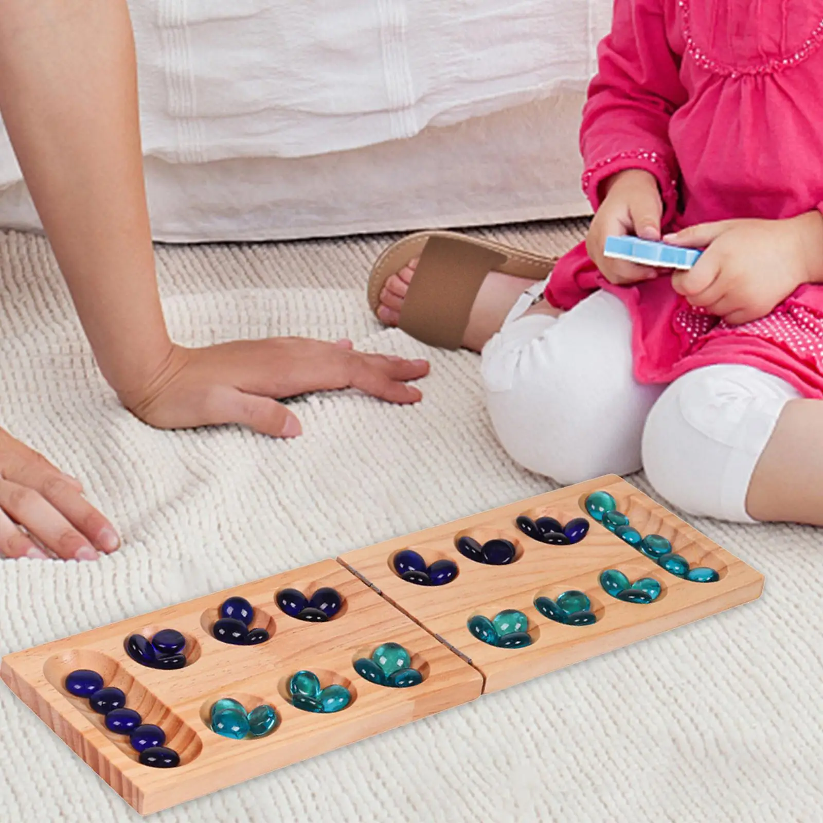 

Wooden Board Game Portable Teen Travel Games for Entertainment Party Travel