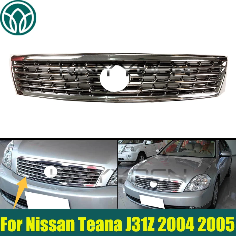 

Front Bumper Grille Mesh For Nissan Teana J31Z 2004 2005 Front Bumper Hood Grille