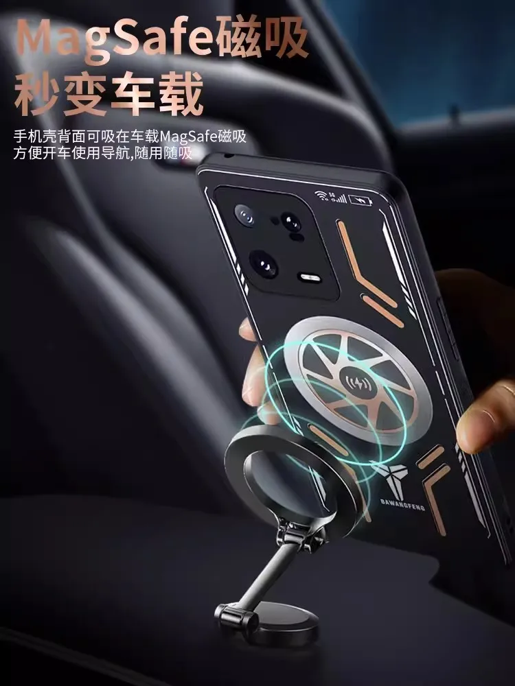 Graphene Cooling Case for Xiaomi Mi 13 11 12X 12 12S Ultra 13T Pro Case Heat Dissipation Magnetic Wireless Charging Metal Cover