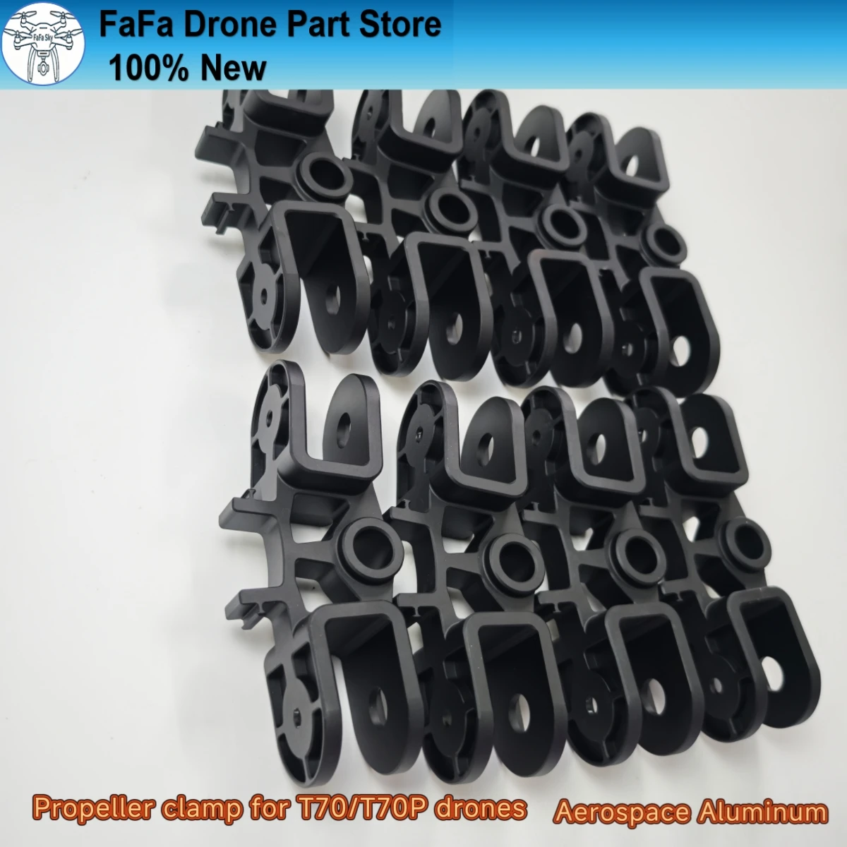 Original Propeller Clamp for DJI Agras T70 T100 CNC Aviation Aluminum Blade Holder, Drone Propeller Lock & Storage Fixer Access