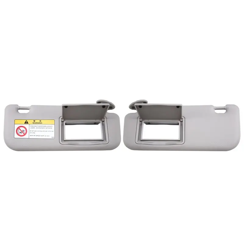 

For Toyota Corolla 2014-2018 Sun Visor With Leaning Sun Shield Makeup Mirror Part Numbers 74310-02K90-B0 74320-02B20-B0