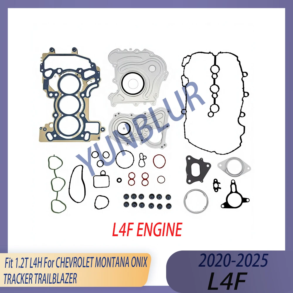 

Engine Full Gasket Set Fit 1.2 L T Gas L4H LIH F12 19-25 For CHEVROLET ONIX TRACKER TRAX BUICK ENCORE GX ENVISTA OPEL VAUXHALL