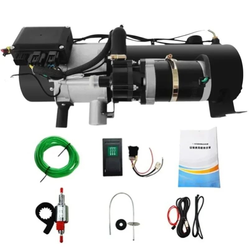 Motorvorwärmer | SIHAO 10kW 12V 24V DC Diesel Standheizung mit Flüssigkeitskühler Motorvorwärmer für Auto, LKW, Wohnmobil, Bus, Boot, Wintervorwärmer