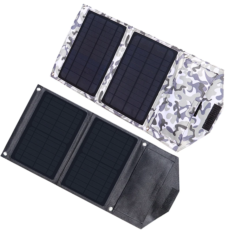 

Foldable Solar Panel 14W 21W 28W Portable Solar Charger Solarpanel for Phone 5V USB Battery Charging