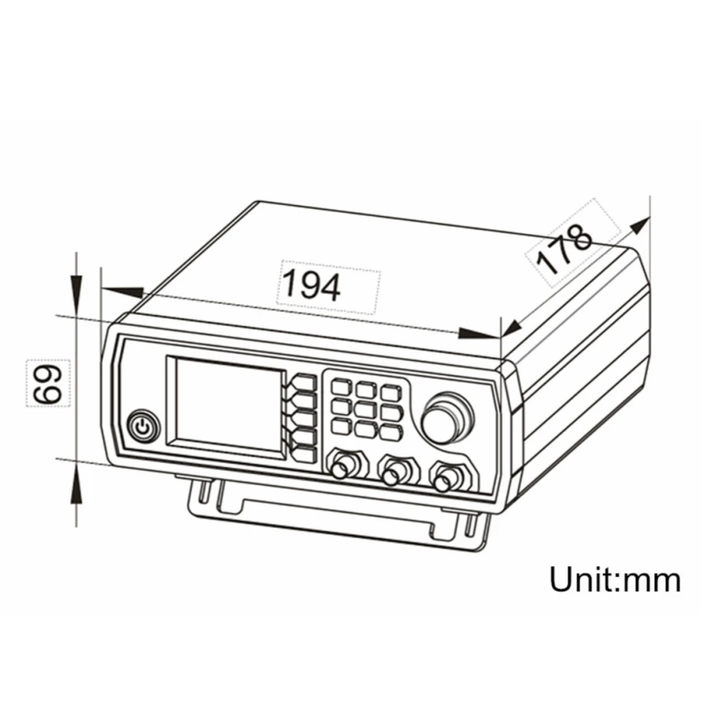 Imagem -05 - Função Signal Generator Fonte Dual 2-channel Medidor de Freqüência Arbitrária Waveform Pulso 15 30 40 50 60mhz Dds Jds6600