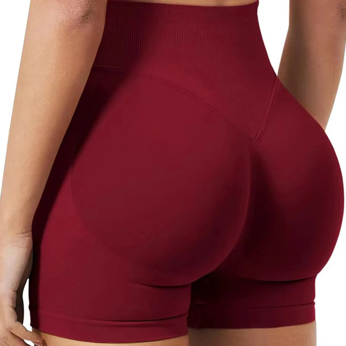 CZGUKE Ladies' Seamless Sports Shorts for Cycling Fitness High Waist Design Perfect for Peachy Buttocks Perfect for Gym and yoga
