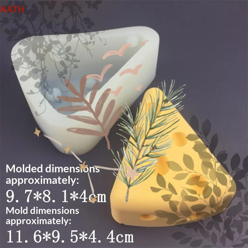 Cute Cheese Silicone Mold Non-Stick Fondant Cake Tray: Chocolate Ice Cube Soap Making Food Grade DIY