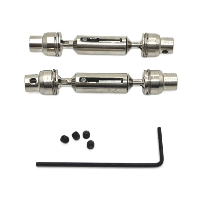 

Metal Upgrade and Modification Of Front and Rear Drive Shafts For WPL 1/16 C64 C74-1 JA11 RC Car Parts