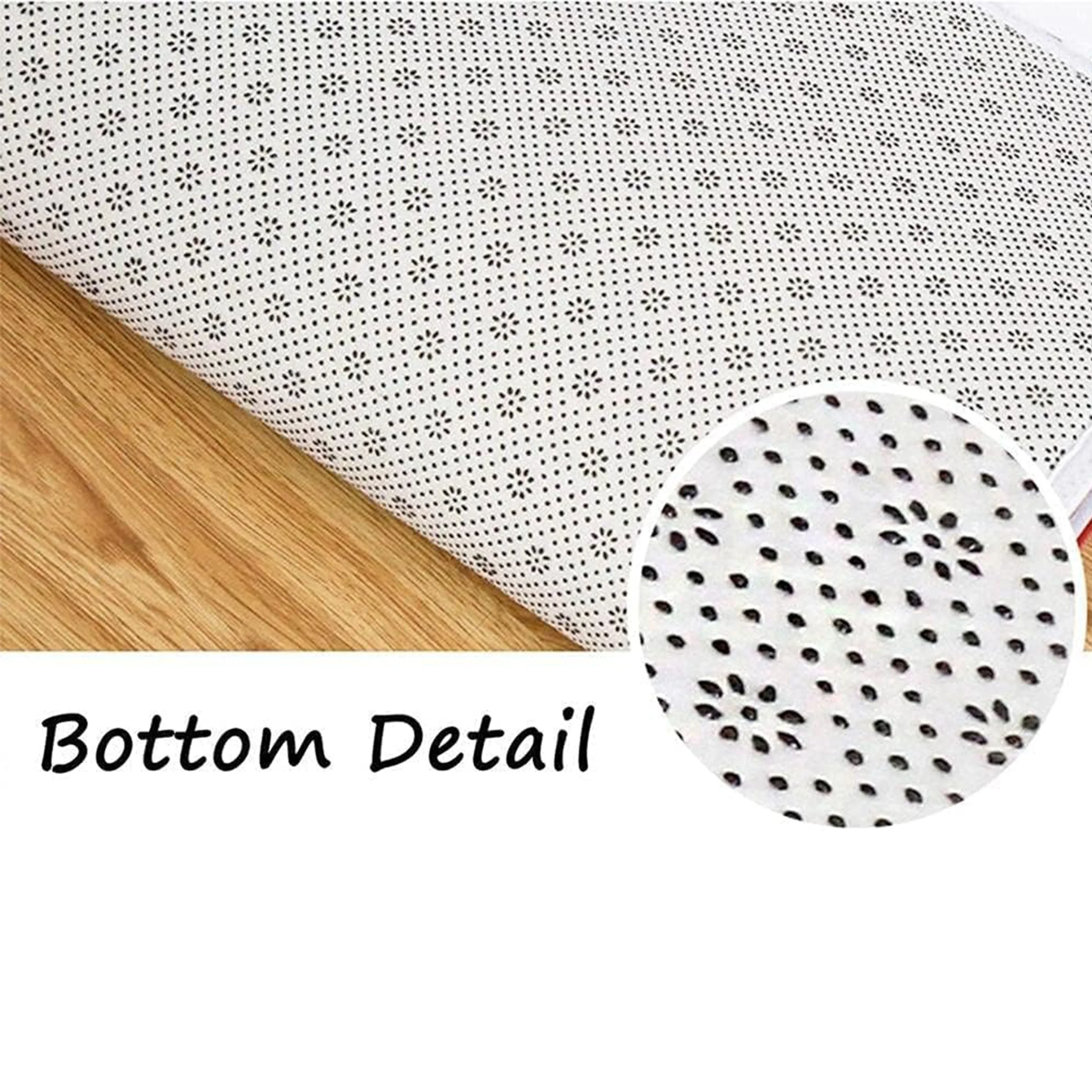 1pc Abyss Ladder Pattern Soft Anti-Slip Anti- Floor Mat Living Room, Kitchen Supplies Square Gram Weight