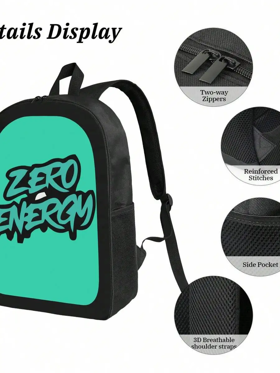 

Large Capacity Laptop Backpack For Adults - 17 Inch Computer Bag With Two-Way Zippers And Breathable Straps