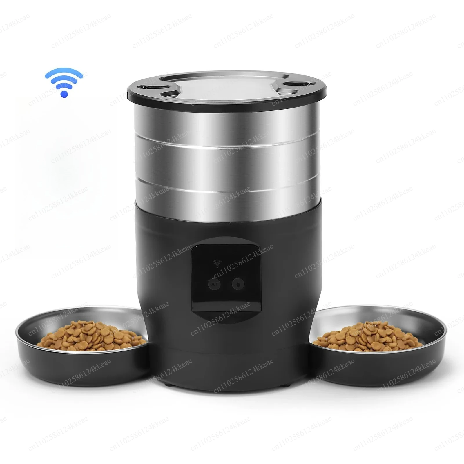 For Pet Feeder Wifi Intelligent Timing Quantitative Feeding, Cat and Dog Feeder 4.5L Large Capacity