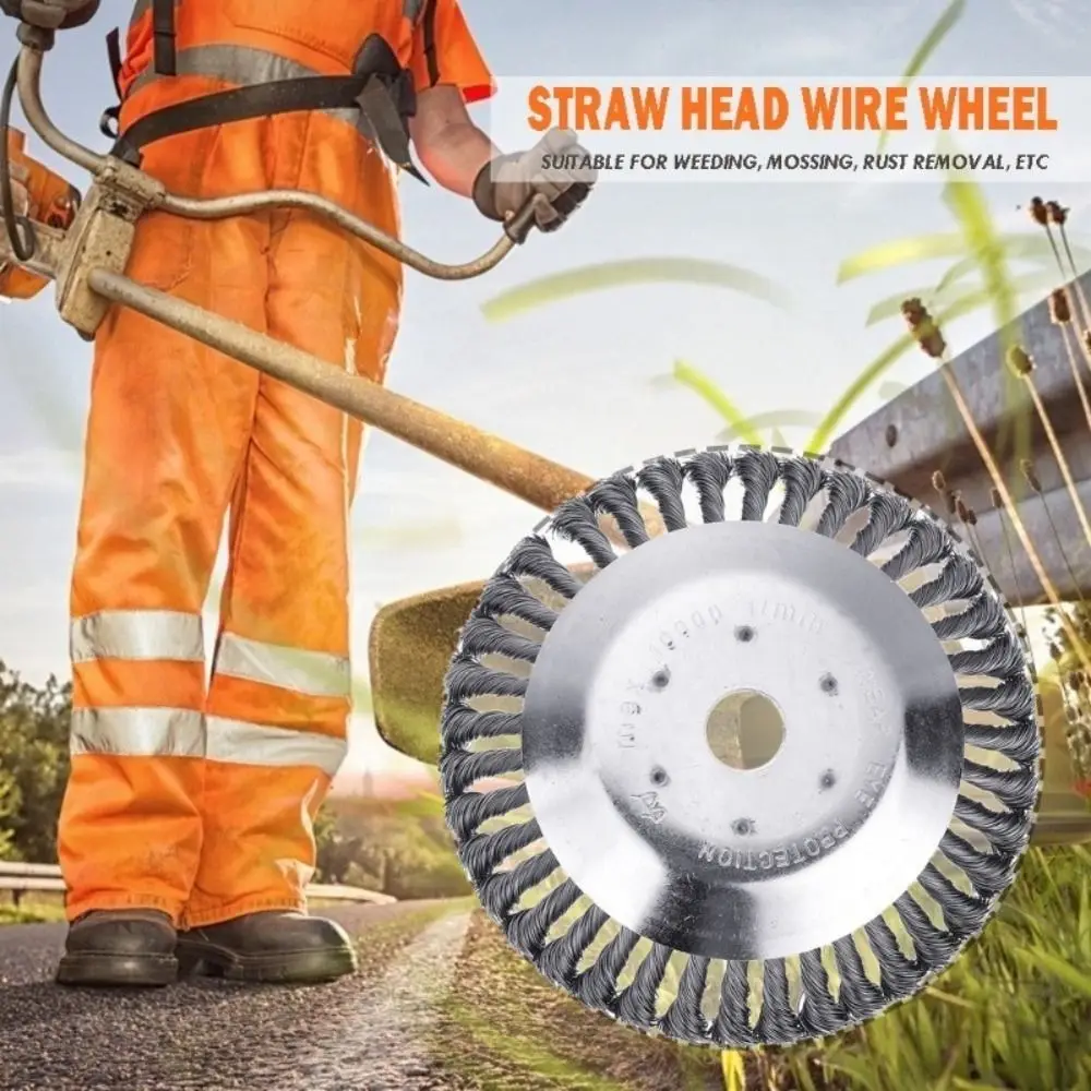 tete-de-coupe-gazon-rapide-de-8-pouces-resistante-a-l'usure-roue-en-fil-d'acier-facile-a-nettoyer-disque-de-desherbage-durable-et-antirouille-debroussailleuse