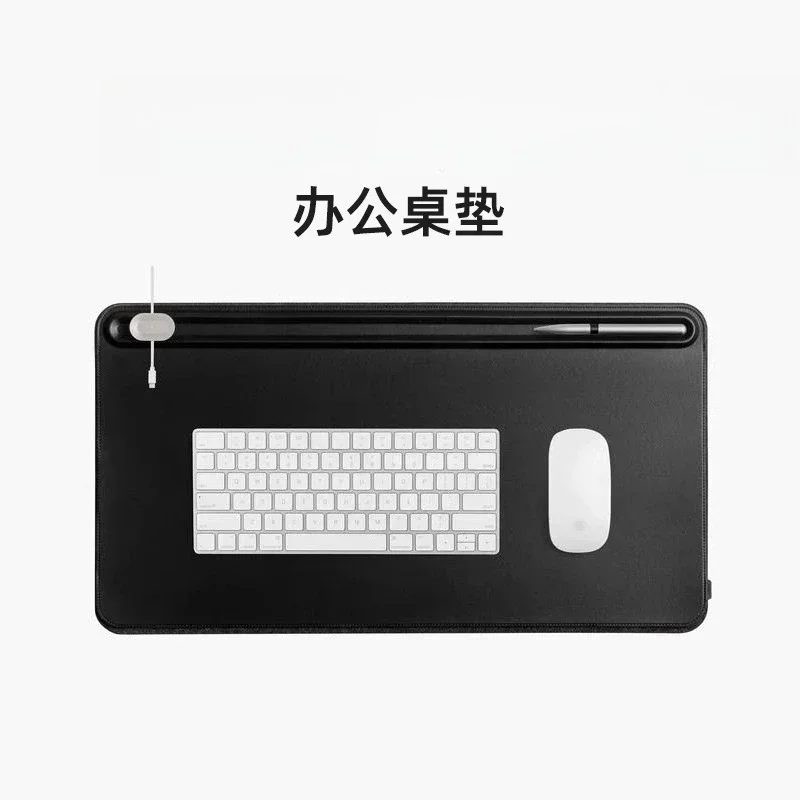 Leather mouse pad office computer desk pad keyboard pad waterproof oversized