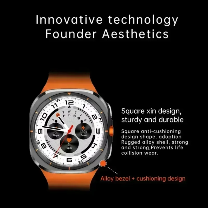 U8 Ultra Android Smartwatch New Global Call 5G/4G Full Network Rotation Camera Amoled Screen GPS WIFI NFC SIM Card Sport Watch