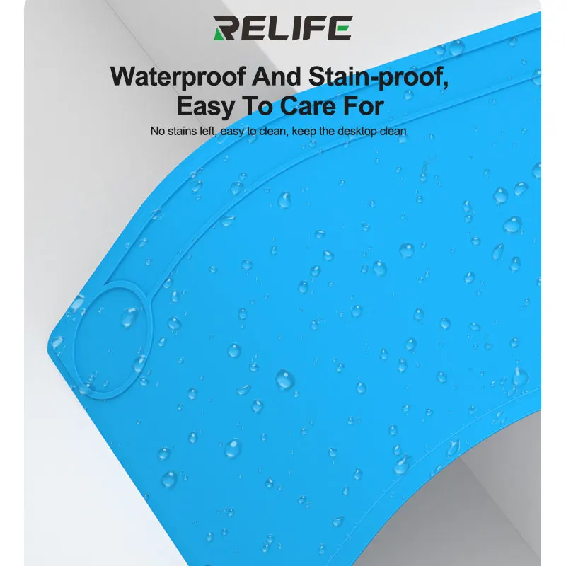 RELIFE RL-004DQ Extra Große Silikon-Reparaturmatte Langlebige Wasserdichte Unterlage für Professionelle Elektronik-Reparatur-Arbeitsplätze – Detail 11