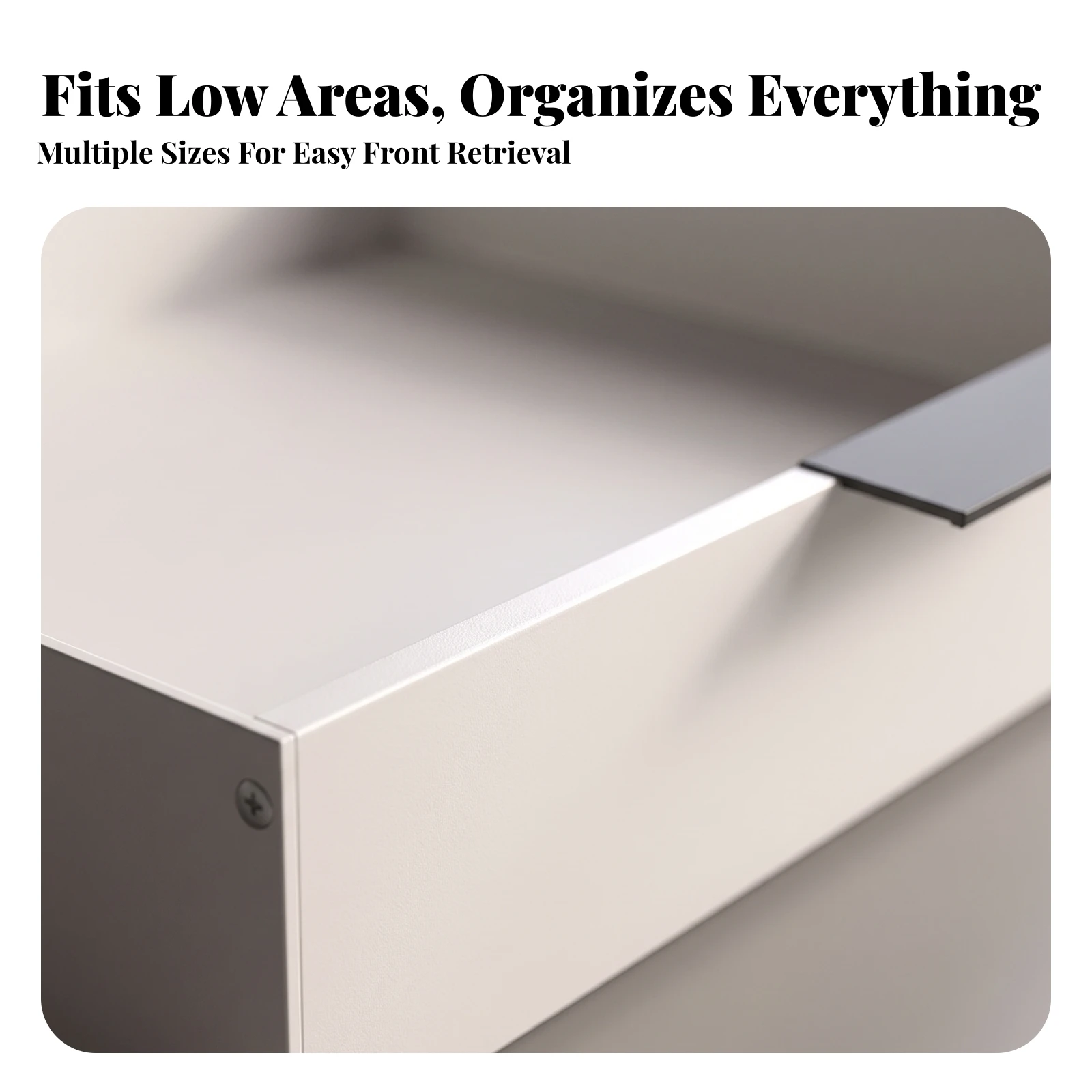 Under Bed Storage with Wheels Multi-Purpose Under Bed Storage Box Pull-out Tray with Wheels Long-Lasting Organizer Heavy-Duty