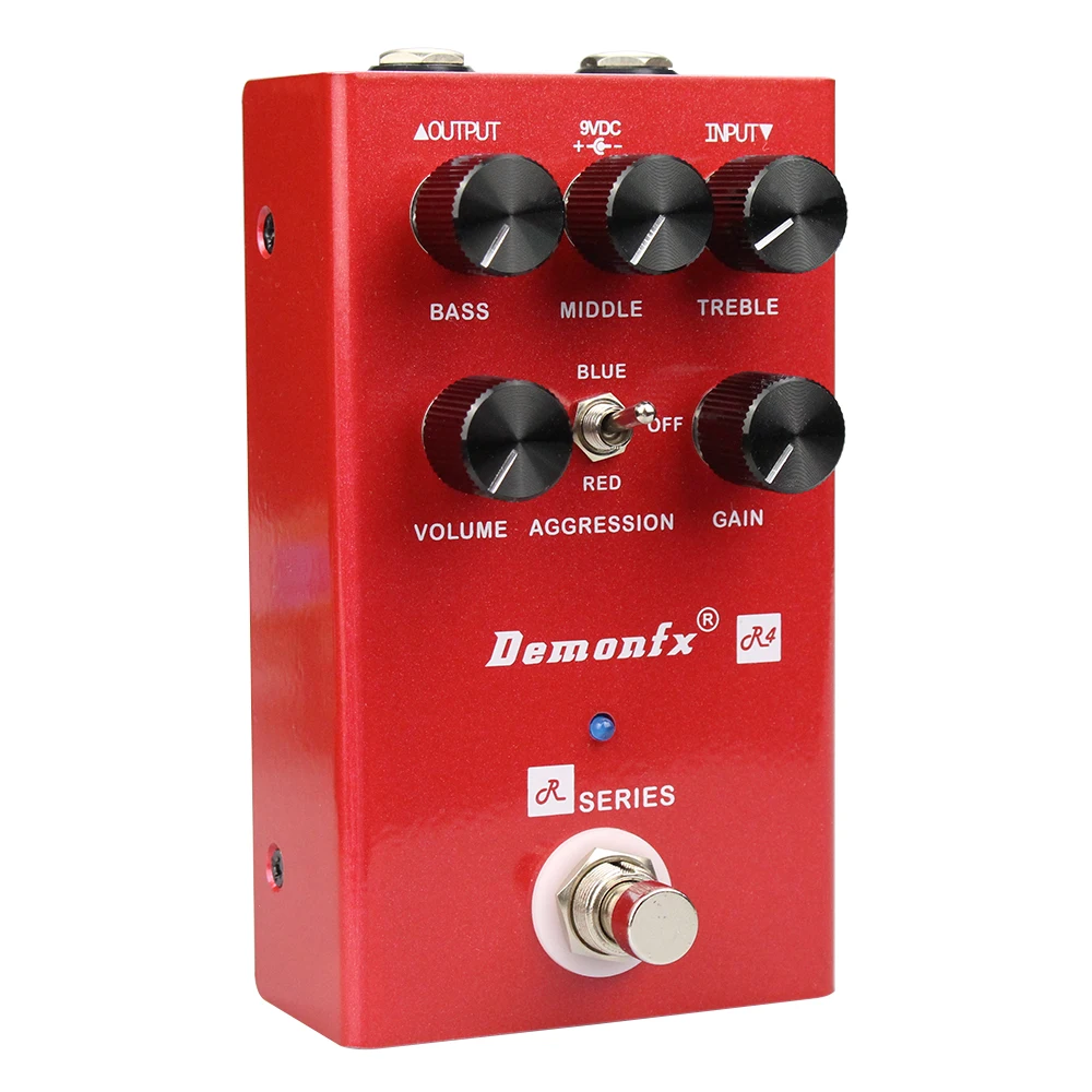 NEW High Quality Demonfx R-Series R4 (Based on G4) Red Channel Preamp/Overdrive/Distortion Pedal