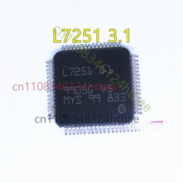10PCS MOTORS DRIVER IC ST/SMOOTH HTQFP-64 L7251 3.1 L7251-3.1 L7251 new