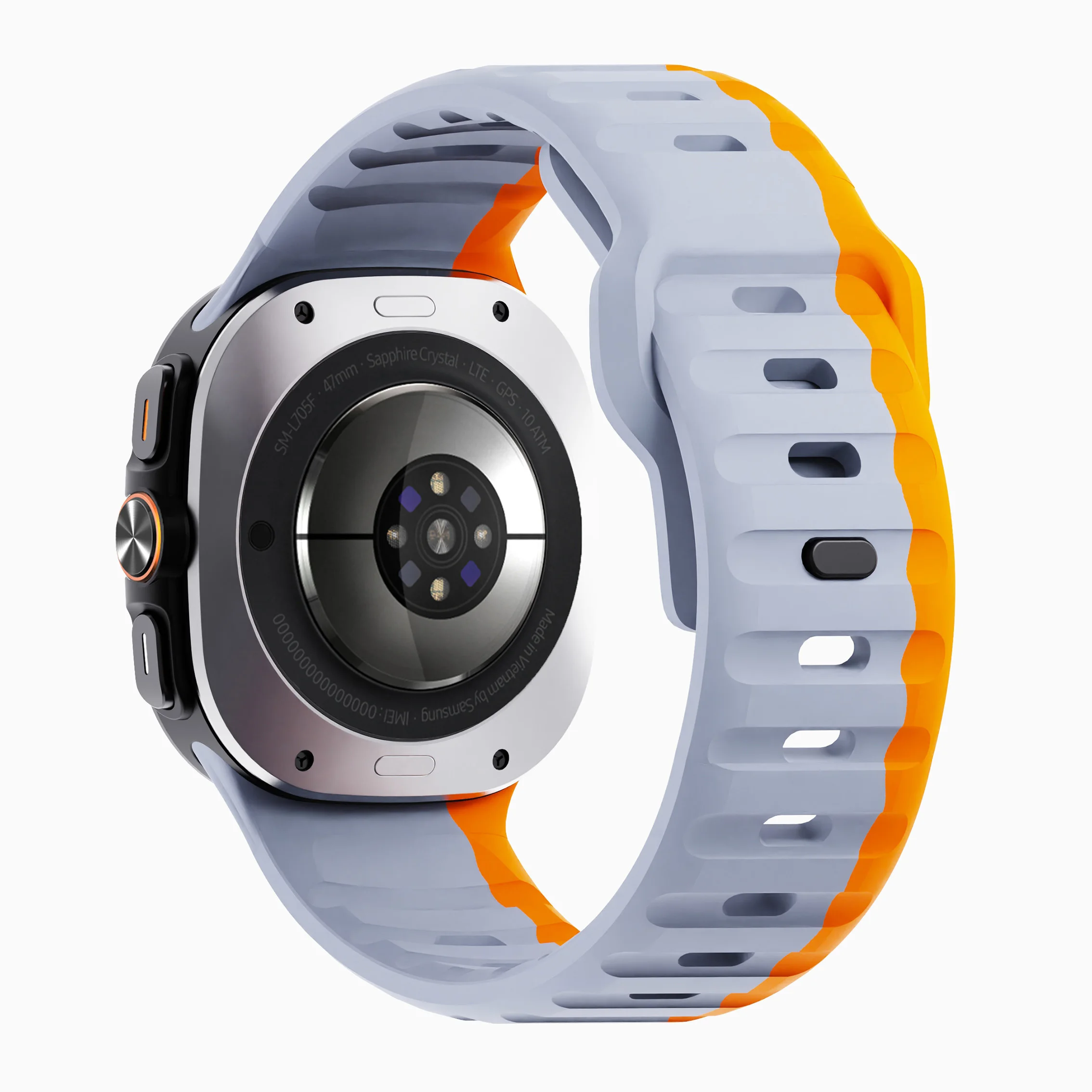 For Samsung Galaxy Watch 7 Ultra Strap 47mm Accessories correa Sport Silicone Bracelet For Samsung Galaxy Watch ultra band 47 mm image 3