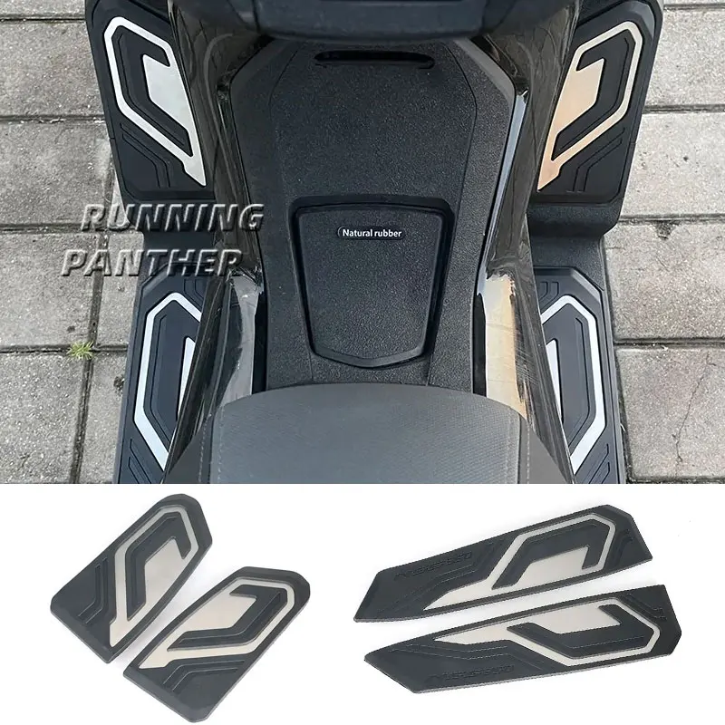 New Motorcycle Foot Pegs Pad Pedal Plate Rests Floor Panel Footpegs Footrest Footboard For Honda NSS350 NSS 350 2021 2022 2023