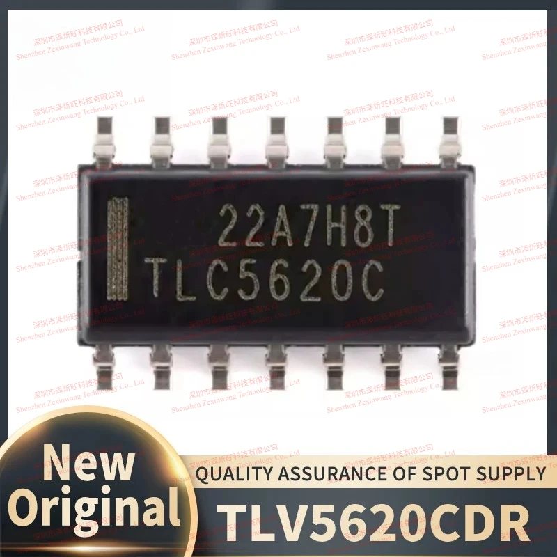 (5piece)100% New Original TLV5620CDR TLV5620C SMT SOP-14 New Digital To Analog Conversion Chip