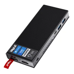 Мини-ПК MeLE Slim Mini PC Stick Windows 11 Intel N100 N5105 8 ГБ 256 ГБ Настольный компьютер Без вентилятора IoT Промышленный двухэкранный HDMI монитор PXE PCG02