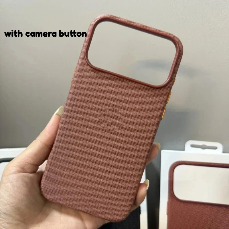 

Тканый чехол премиум-класса с анимационной технологией для Magsafe для IPhone 17 Pro Max 17 Pro, магнитный чехол для управления камерой с беспроводной зарядкой