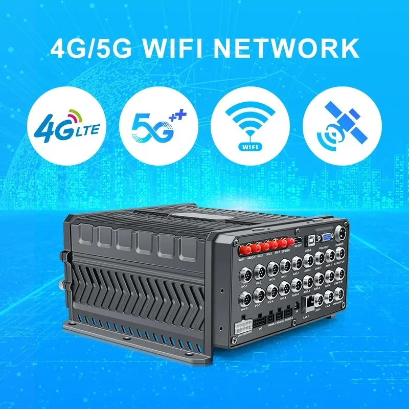 Configure 1080p or 720P Camera 16CH 2 Sd Card Recorder MDVR 3G 4G WIFI GPS Tracking Mobile DVR MDVR Recording System Kit
