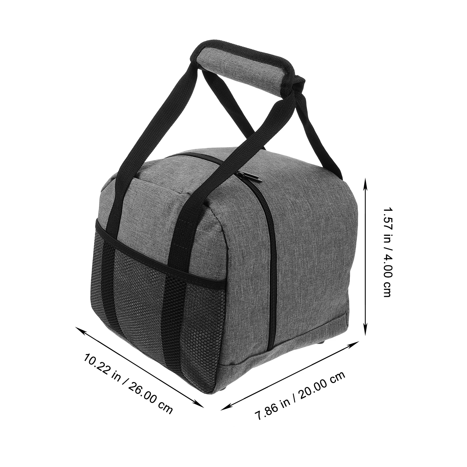 

Bowling Ball Bag Oxford Cloth Durable Sturdy Large Storage Sports Pouch Multi-Use Portable Single Carrier For Gym School Stadium