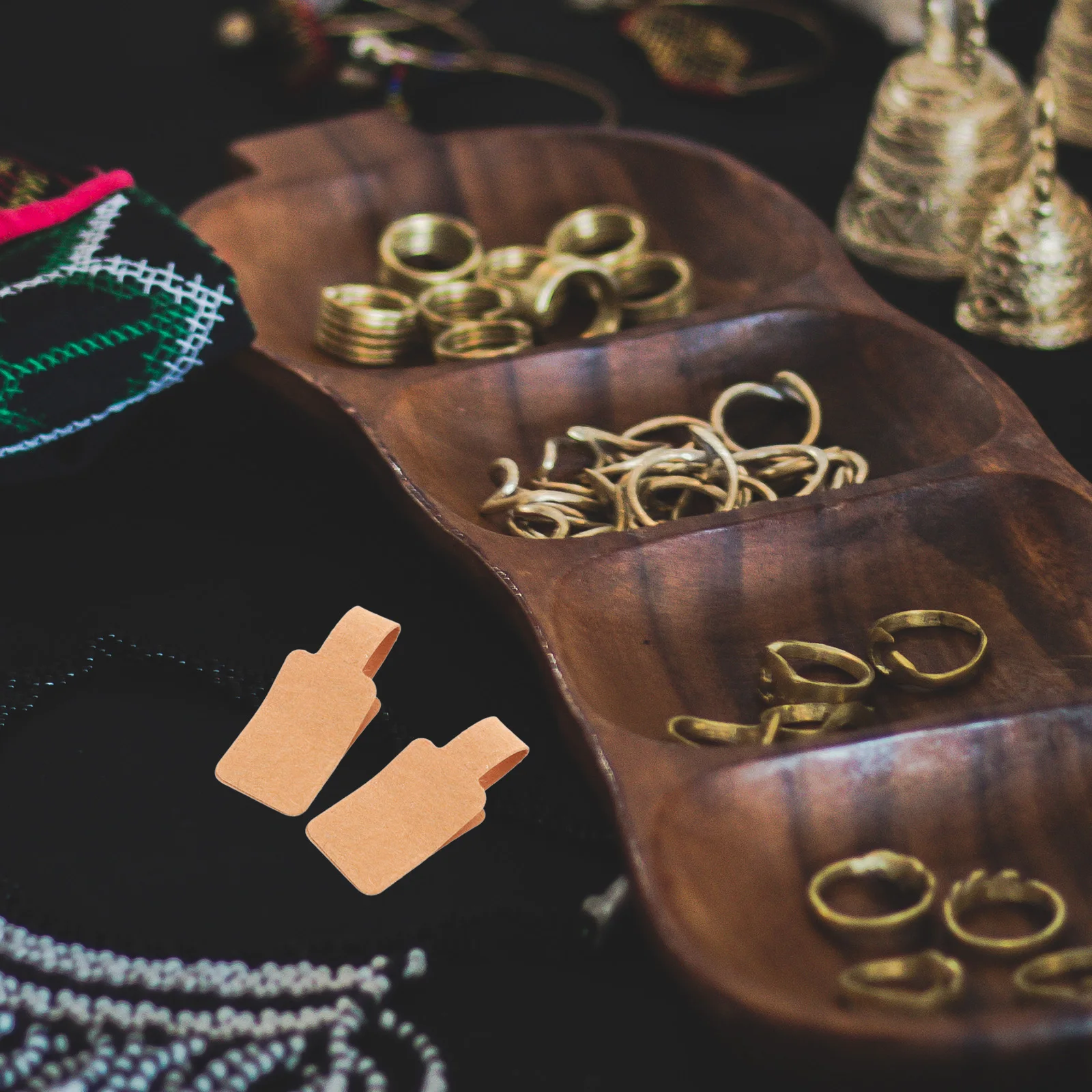 

300 Pcs Kraft Name Price Tag Jewelry Hangtag Card Tabs Necklace Small Tags Display Keychain Packaging