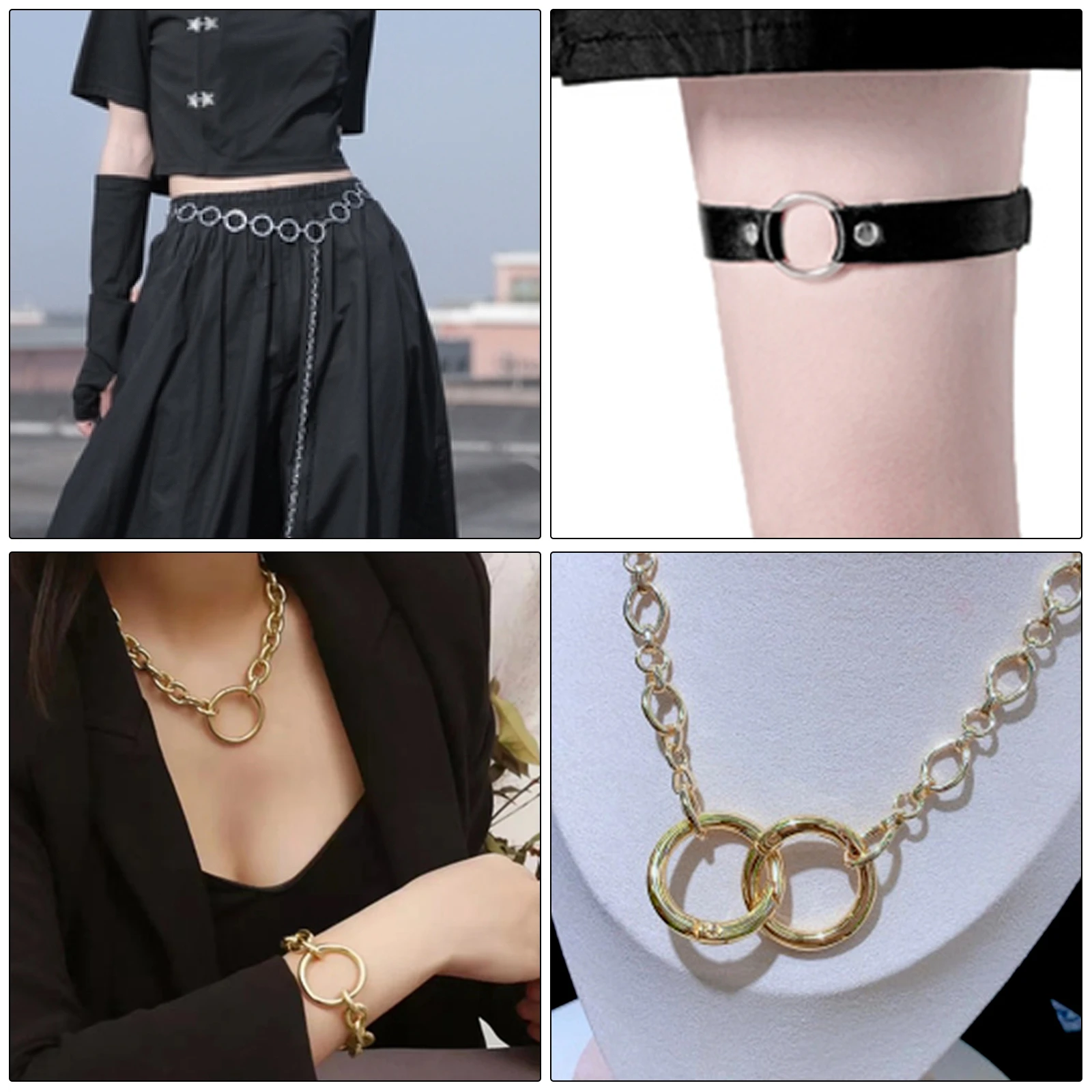 5 قطعة معدنية يا حلقة أبازيم 16-50 مللي متر قابلة للفتح الربيع مشبك خاطف المشبك حقيبة حزام المفاتيح حلقة تسلق هوك إكسسوارات الأجزاء الداخلية للكمبيوتر ذاتية الصنع