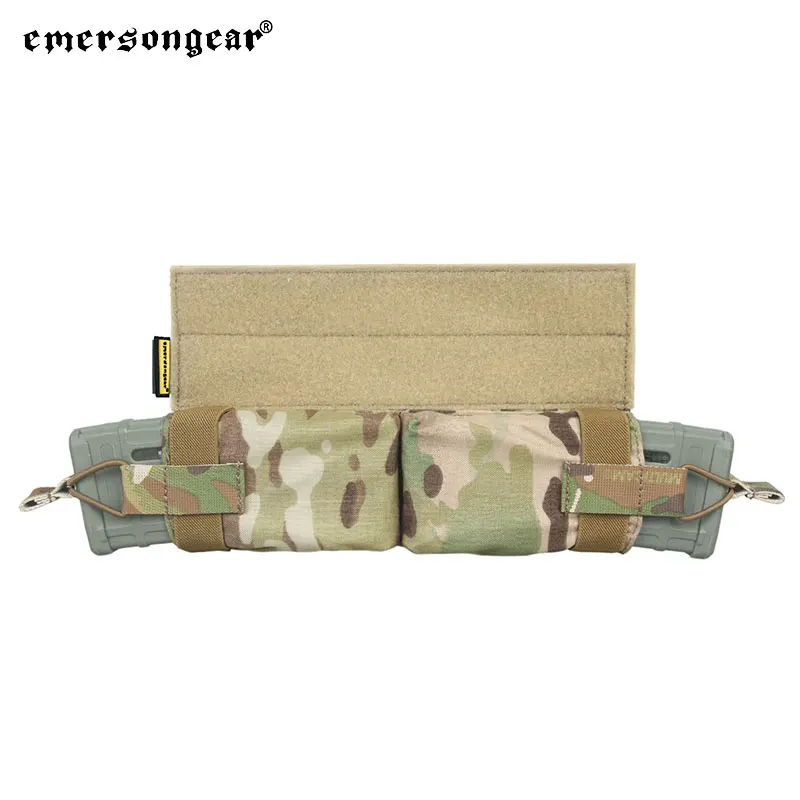 EMERSONGEAR Tactical Mag Pouch Side-Pull Magazine Pouch M4 Tactical Molle Mag Hook&Loop Combat Multicam EM9044