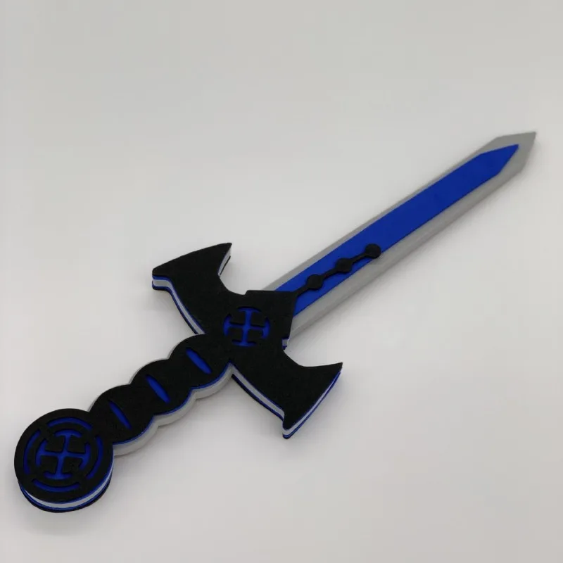 45cm/17.72인치 플라스틱 코스프레 칼 연습용 검 모델 소품 게임 카타나 주변기기 수집품 창의력 파티 용품 장난감