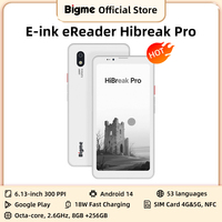 Bigme Hibreak Pro 6.13 inch e-ink ebook reader, dual camera 300PPI, Dimensity 1080 CPU, 8+256GB, Android 14 Open System e-book