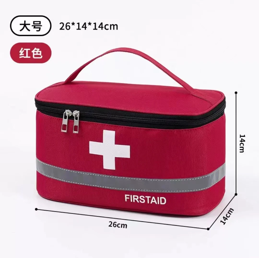 

Portable Outdoor First Aid Kit Medicine Storage Bag Rescue Bag Household Children's Large Capacity Medical Kit Storage Organizer