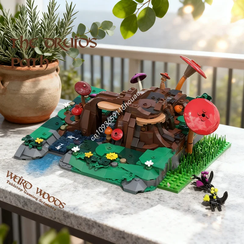 

745 шт. MOC The Druid s Path Castleed Модель Строительные блоки Архитектурная игрушка Идея Образовательный кирпич Детский Рождественский подарок на день рождения