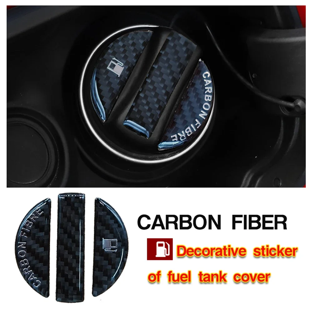 Carbon Fiber Fuel Tank Cap Cover Decorative Stickers For Great Wall Haval Hover H1 H4 H6 H7 H9 F5 F7 H2S GMW Coupe Auto Accessor