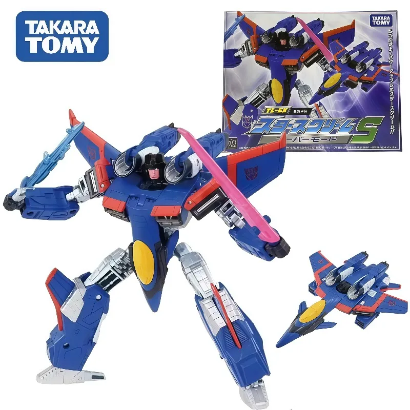 In Stock Transformers classic movie Toys TAKARA TOMY 40th TL-EX Starscream action figure model Collect Hobbies toys Holiday Gift