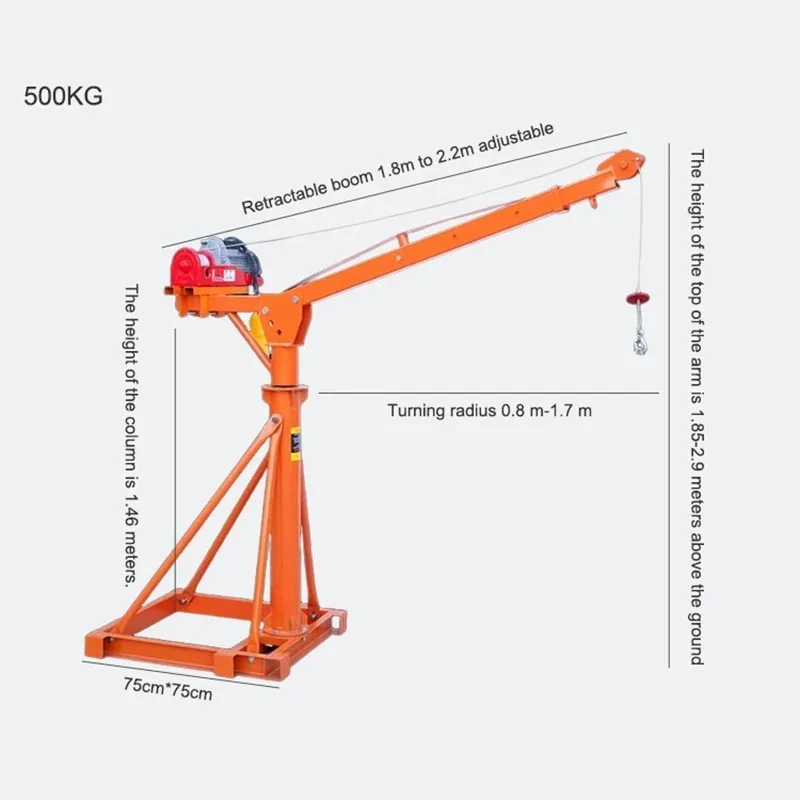 

500Kg Outdoor Crane Offer Exclusive Payment Link