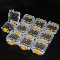 New10/50pcs Plastic denture Tooth Box with Film High Quality Denture Storage Box Membrane Tooth Box