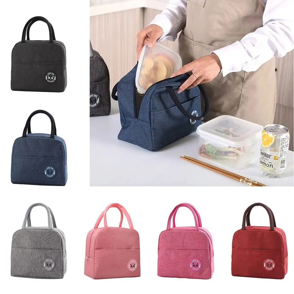 Portable Large Capacity Insulated Lunch Bag Leak Proof Aluminum Foil Lunch Bags Waterproof Food Container Picnic
