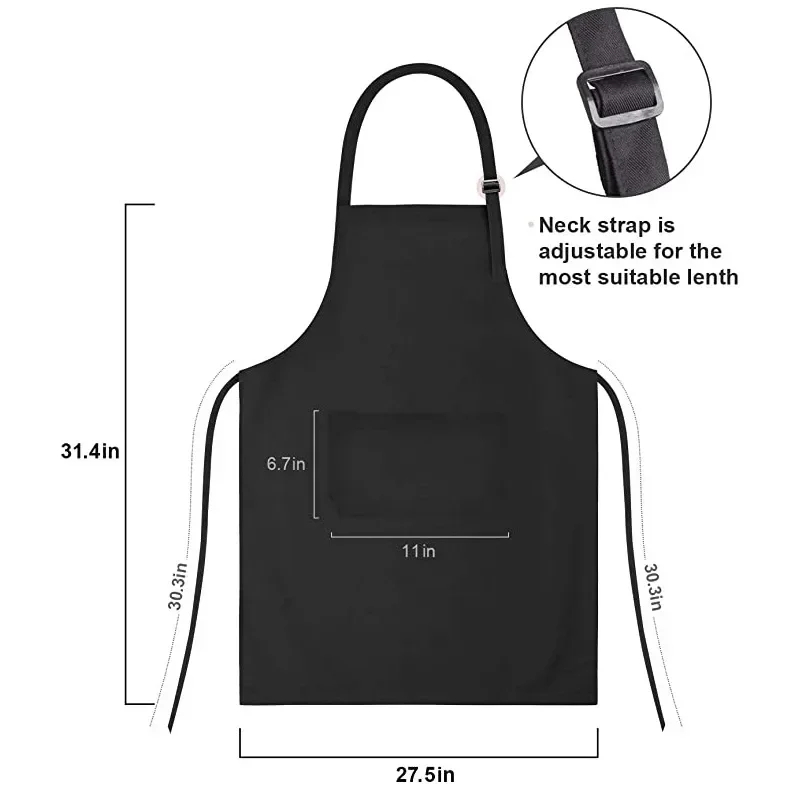 Hot Funny Alphabet Logo House  Printing Kitchen Restaurant Cooking Chef's BBQ Man Woman Adjustable Neck Hanger Cleaning  Apron